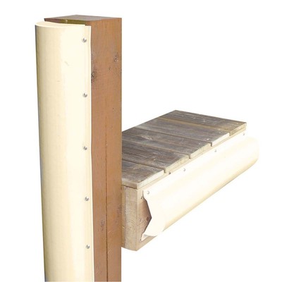 Dock Edge 1020SF Piling Bumper - One End Capped - 6' - Beige