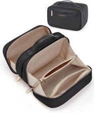 Travel Makeup Bag Make Up Bag W/ Multiple Compartments Organizer Durable 