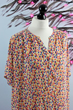Balsamik French Tunic Dress Heart Hippie Beach Holiday Festival UK 18 EUR 46