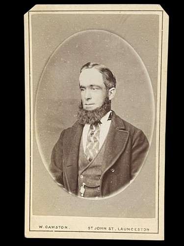 C1866-75 CDV By William Cawston Photographer, Launceston Tasmania.