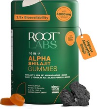 10-In-1 Alpha Shilajit Gummies  4000 Mg Pure Himalayan Shilajit with Tongkat Al