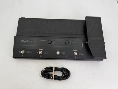 IK Multimedia iRig Stomp IO IK000099 USB Pedalboard Controller Black G2U