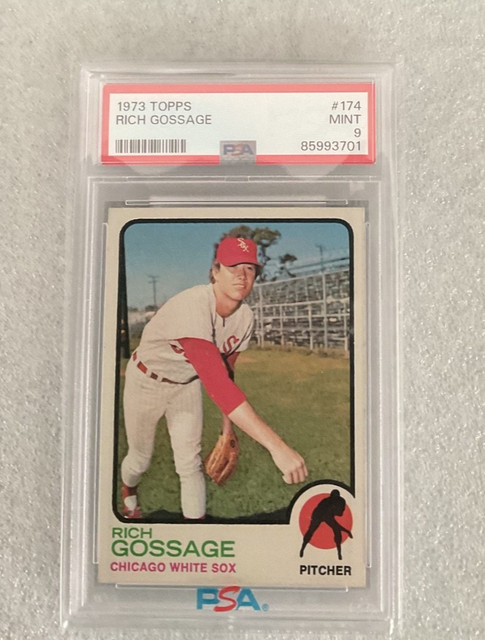 1973 TOPPS RICH GOOSE GOSSAGE PSA 9