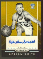 2015 Panini Prizm Auto Gold Prizm SSP 8/10 Adrian Smith Auto SIGNED H451