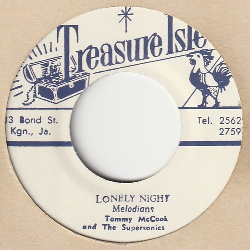 The Melodians With Tommy McCook & The Supersonics - Lonely Night / Hey Girl (7")
