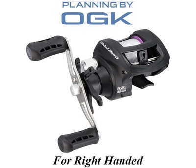 OGK Shore Fishing Baitcasting Reel R-Handed Nylon Line Global Bait 5 GB51000K JP