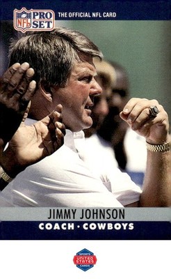 1990 Pro Set #85 Jimmy Johnson