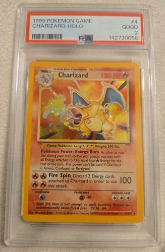 Charizard graded PSA 2 for sale on eBay