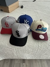 Lot of 4 Topps Lids Limited Edition Player Chase Hats St Louis Chicago KC Philly