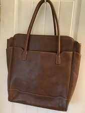 Cole Haan XL Brown Leather Business Multifunction Tote Bag