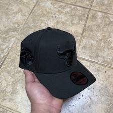 New Era Chicago Bulls A-Frame Blackout Established 1966 9forty Snapback Hat