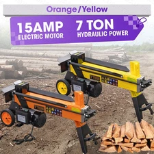 Log Splitter 7 Ton Wood Splitter Electric Powered  1500W15Amp with Hydraulic Ram