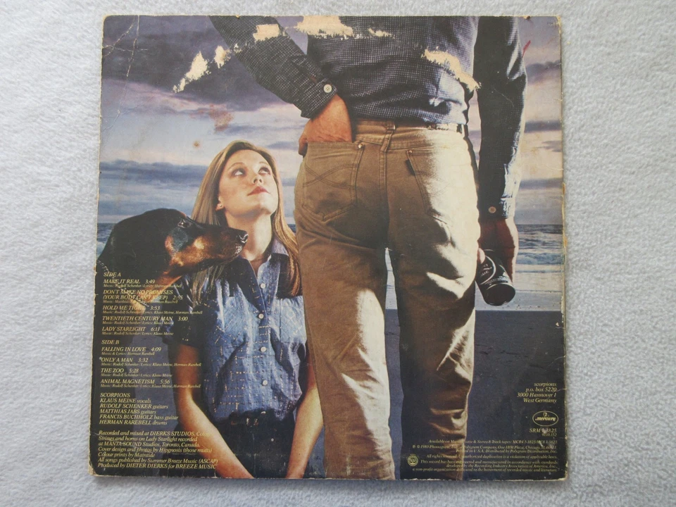 Scorpions ANIMAL MAGNETISM Vinyl LP (Mercury SRM-1-3825) Hard Rock (1980) Foto 3 de 4