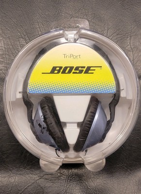 ウ*ギ様 新品未開封 BOSE on-ear headphones Tripor Bose On Ear Headphones Foldable Wired Triport W/ Case Tested