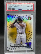Frank Thomas 2023 Topps Pristine GOLD Refractor 29/50 PSA 10 Card #174