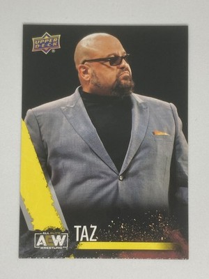 TAZ / TAZZ #78 YELLOW JAZWARES FIRST EDITION - 2021 Upper Deck AEW Trading Card