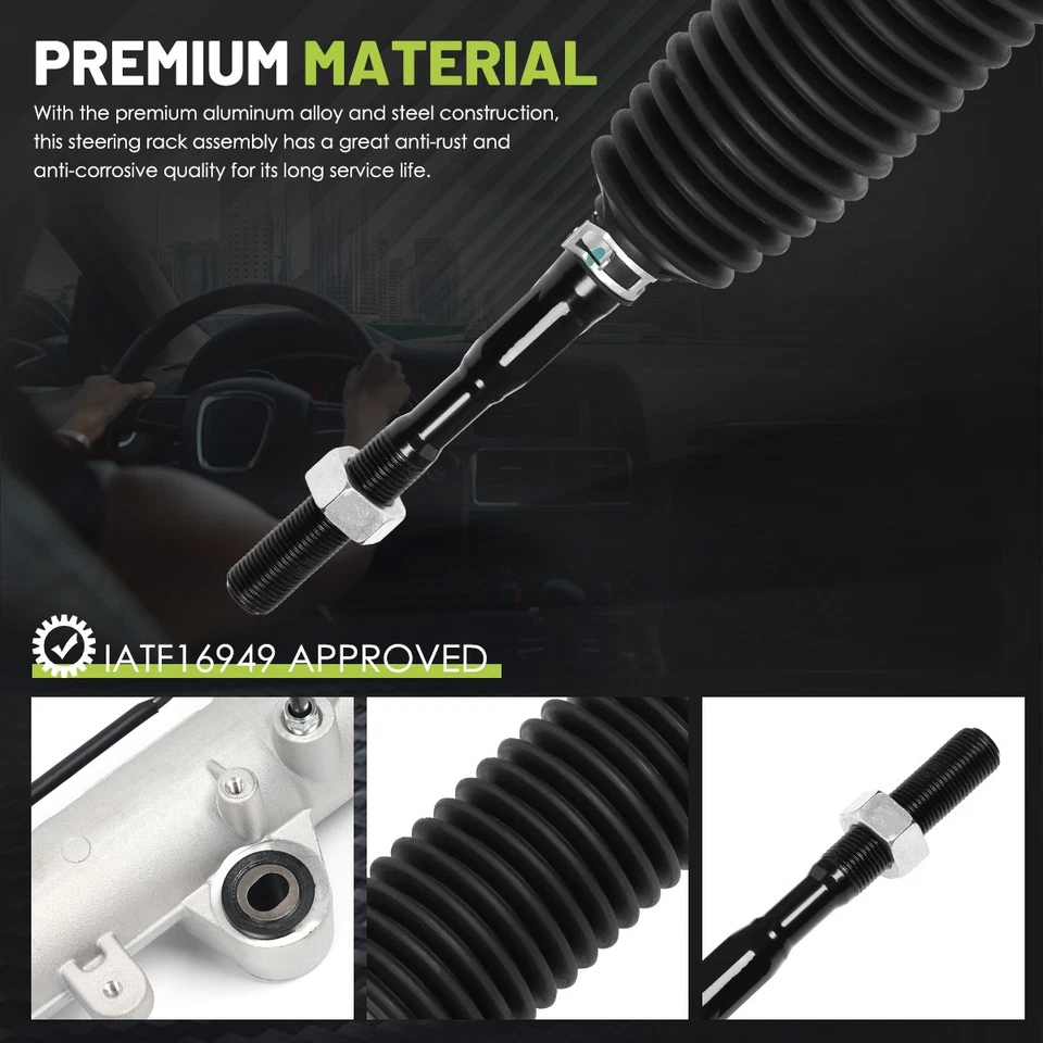 Steering Power Rack Pinion Assembly for Ford Fusion Edge Lincoln MKZ 2007-2015 - Image 2 of 4