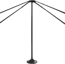 Explore Land Adjustable Boat Cover Support Pole 3 Pieces Pole, Black