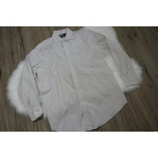 Polo Ralph Lauren Men's Regent Custom Fit Striped Dress Shirt 16.5 32/33