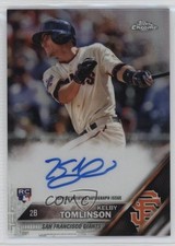 2016 Topps Chrome Rookie Refractor /499 Kelby Tomlinson #RA-KT Auto 1c2s
