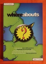 Whereabouts Geography Board Game COMPLETE Cards Still Sealed
