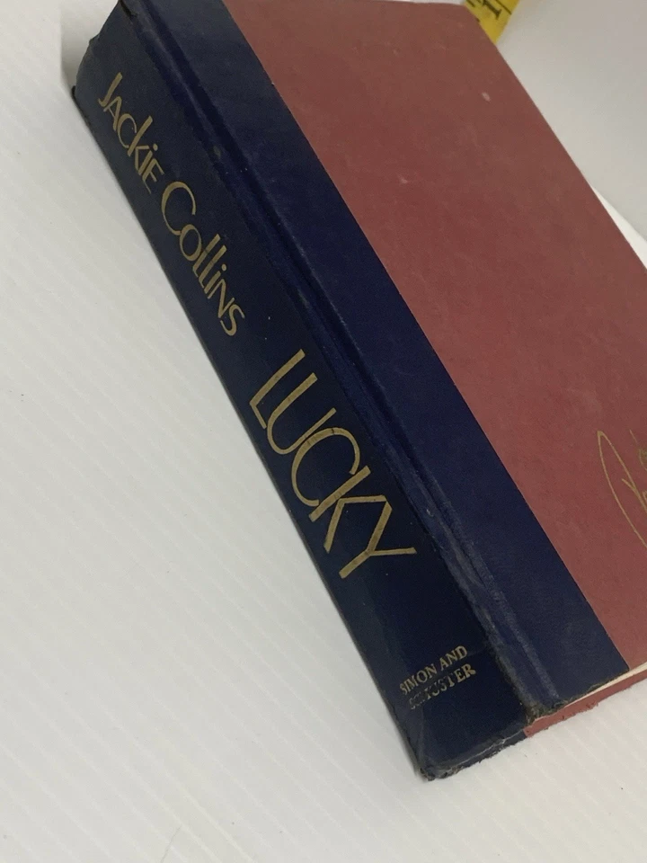 Lucky By Jackie Collins Signed By Author Hardcover Foto 2 de 4