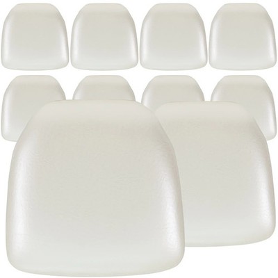 Flash Furniture Amelia 10 Pack Ivory Vinyl Chiavari Chair Cushions Event
