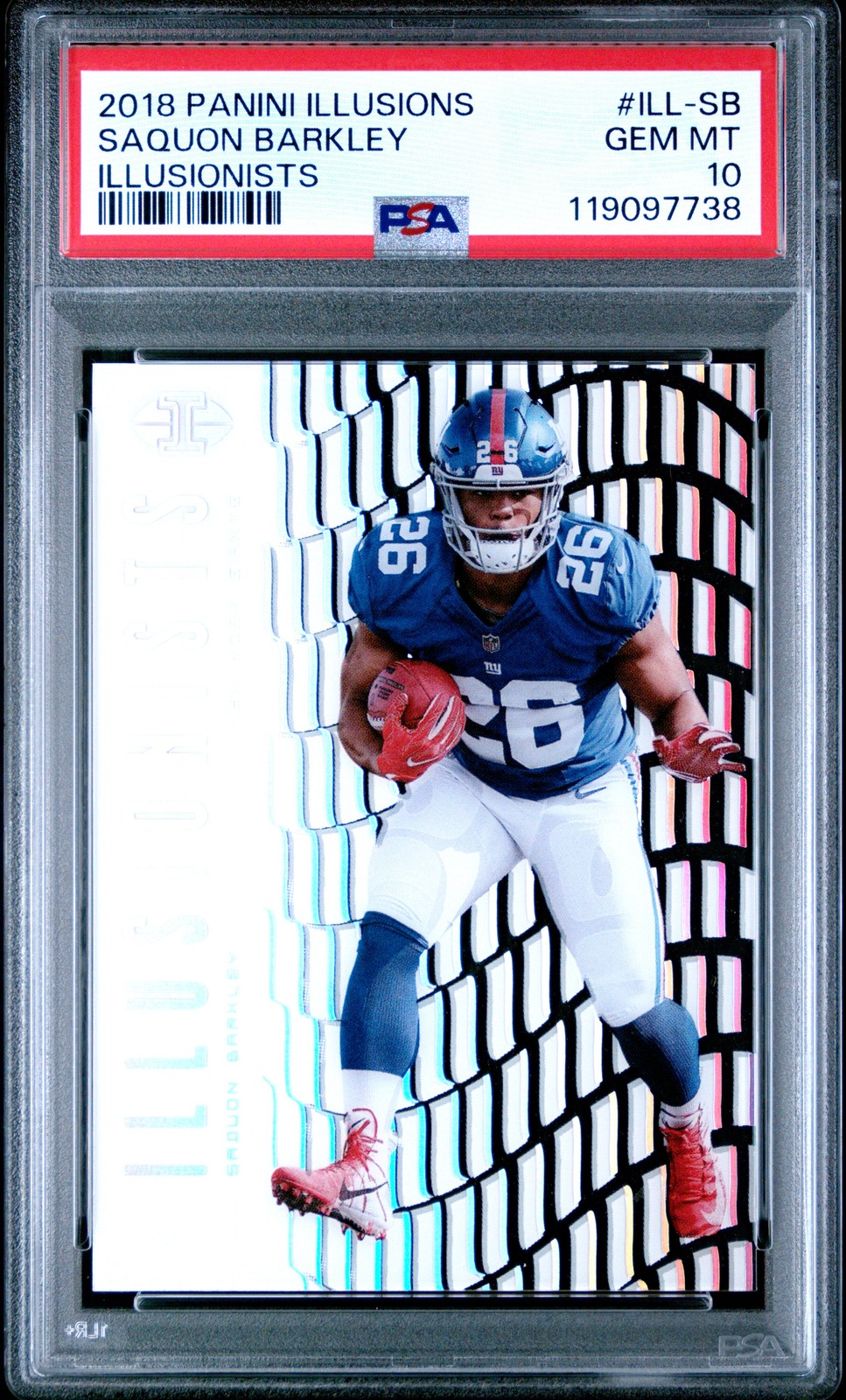 Saquon Barkley Panini Illusions Illusionists #ILLSB Base