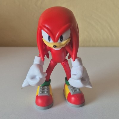 Knuckles Sonic The Hedgehog Jakks Poseable Jointed Actionfigur SEGA 4''