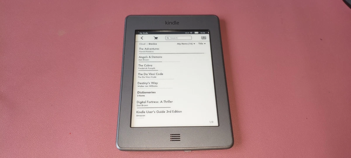 亚马逊Kindle Touch 4th Generation 4gb 平板电脑和电子阅读器| eBay