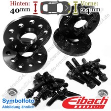 Eibach Spurplatten schwarz VA 24mm & HA 40mm u.a.: Audi Q7 4MB 4MG 4MQ 15-25