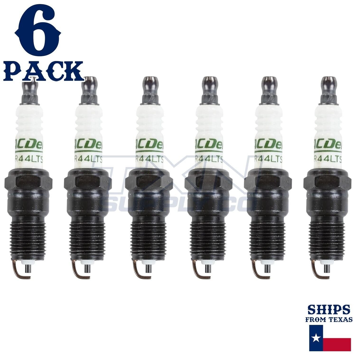 6 Pack Genuine GM ACDelco Spark Plugs R44LTSM