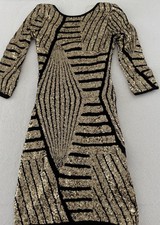 Date Night/Windsor Sequin Dress LS/Size Medium