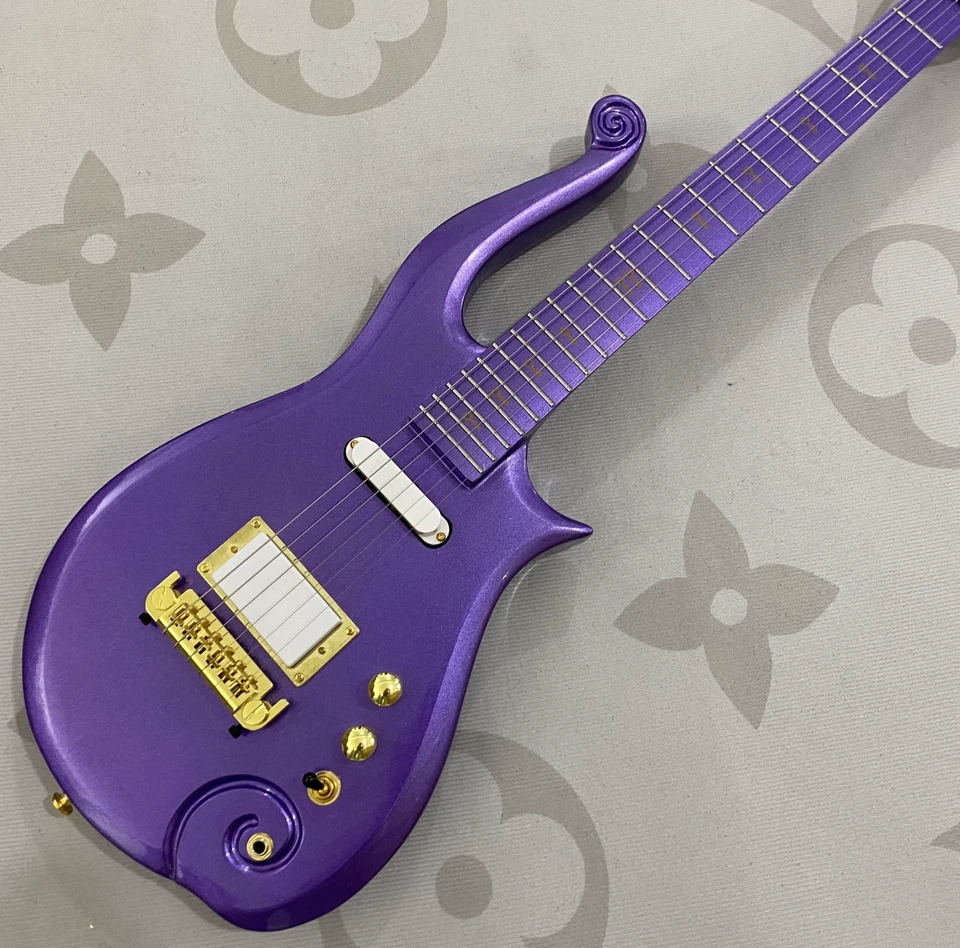 Purple Prince Symbol Cloud Electric Guitar Maple Neck 22frets - Image 2 of 4