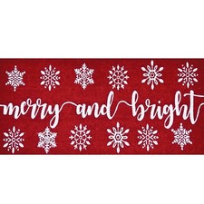 Briarwood Lane Merry and Bright Extra Large Coir Doormat 24 x 60