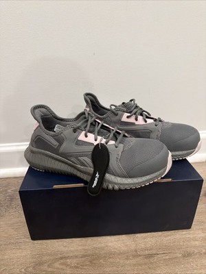Reebok Womens Flexagon 3.0 Work Sneaker Gray 7 M