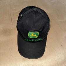 John Deere Black Cotton Hat Baseball Cap