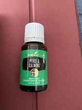 Young Living 100 Pure Peace and Calming Essential Oil 15ml w/Lava Bead Bracelet