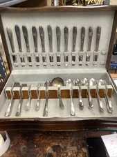 WM Rogers BELOVED 73ct Silver Plated Flatware Set with Two From Fairfield