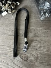 Bulk Buy 247 Black Lanyards W/ Bulldog Clips