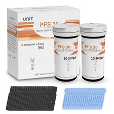 Urit 5-in-1 Cholesterol and Triglyceride Lipid Analyzer Test Strips (20 strips)