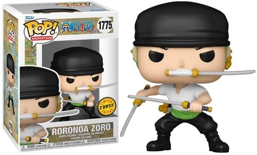Funko Pop! Animation #1775  One Piece  Roronoa Zoro CHASE w/ Protector