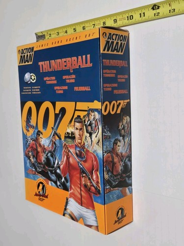 Vtg Hasbro International Action Man 12" James Bond 007 Thunderball 1997 NEW - Picture 7 of 10