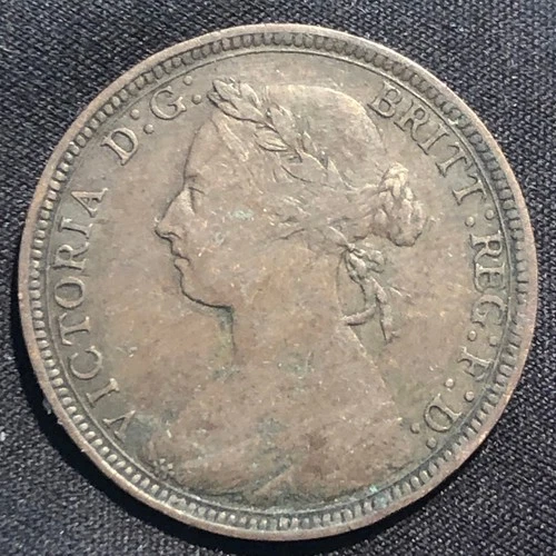 1889 Victoria Half Penny — photo from the most recent tracked eBay sale