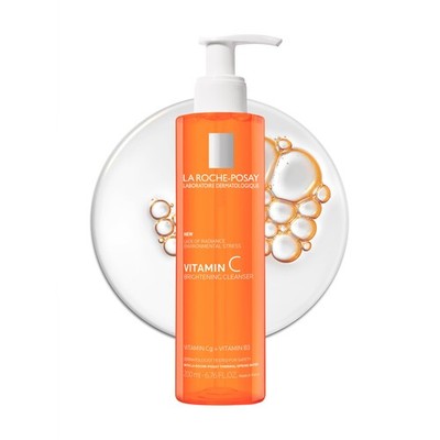 La Roche-Posay Vitamin C Brightening Face Wash, Gentle 6.76 Ounce (Pack of 1)