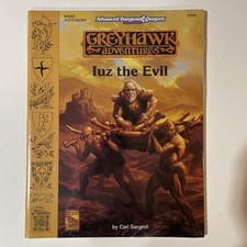 AD&D 2nd Ed Greyhawk Adventures Luz The Evil 9399- NEW- Carl Sargent ORIGINAL