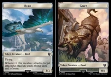 Bird (001) // Goat (002) Double-sided Token - Commander: The Lord of the Rings: 