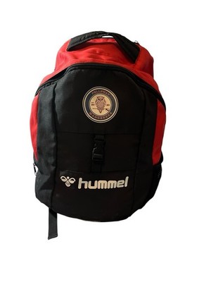 Pre-Owned Hummel Backpack Black & Red ''Fellsway Wanderers'' Owl Logo