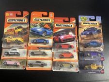 Lot of 12 Matchbox Diecast Cars Sealed - Various years