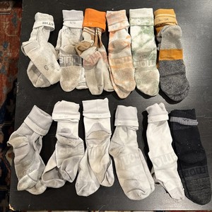 Men’s Lululemon Crew Sock Varied Color Lot Of 12 XL